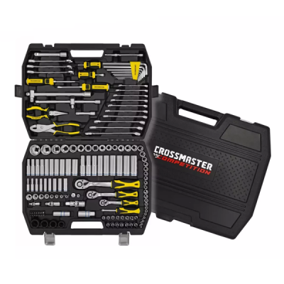 JUEGO HERRAMIENTAS 150 piezas COMPETITION - CROSSMASTER